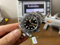 Vintage Submariner 'Green Maker' Black Ceramic Bezel on SS Bracelet VR3135